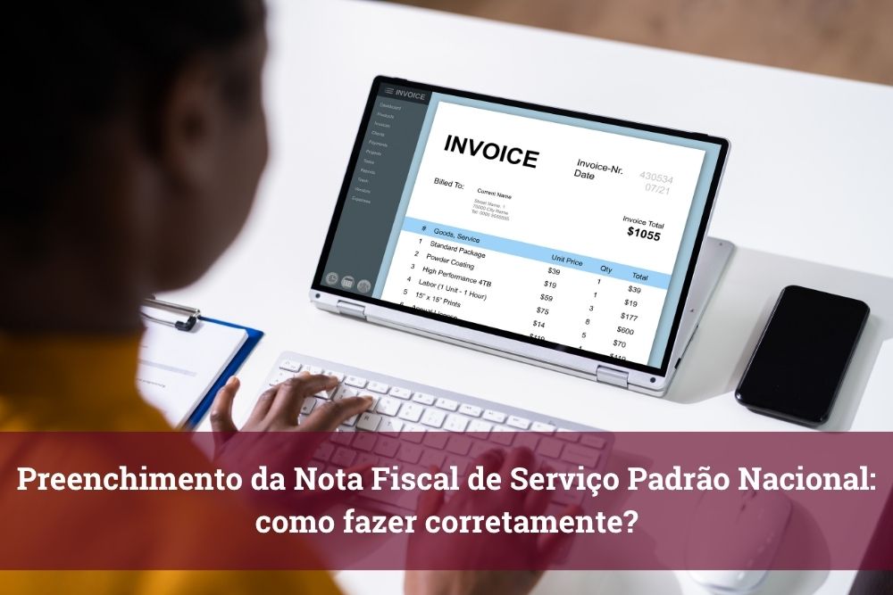 Preenchimento da Nota Fiscal de Serviço padrão nacional